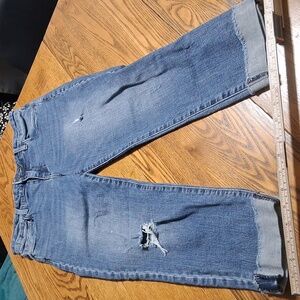 KUT FROM THE KLOTH Jeans Womens 8 BLUE CUFFED CUFF Preowned Used